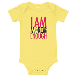 I am Enough Baby Onesies