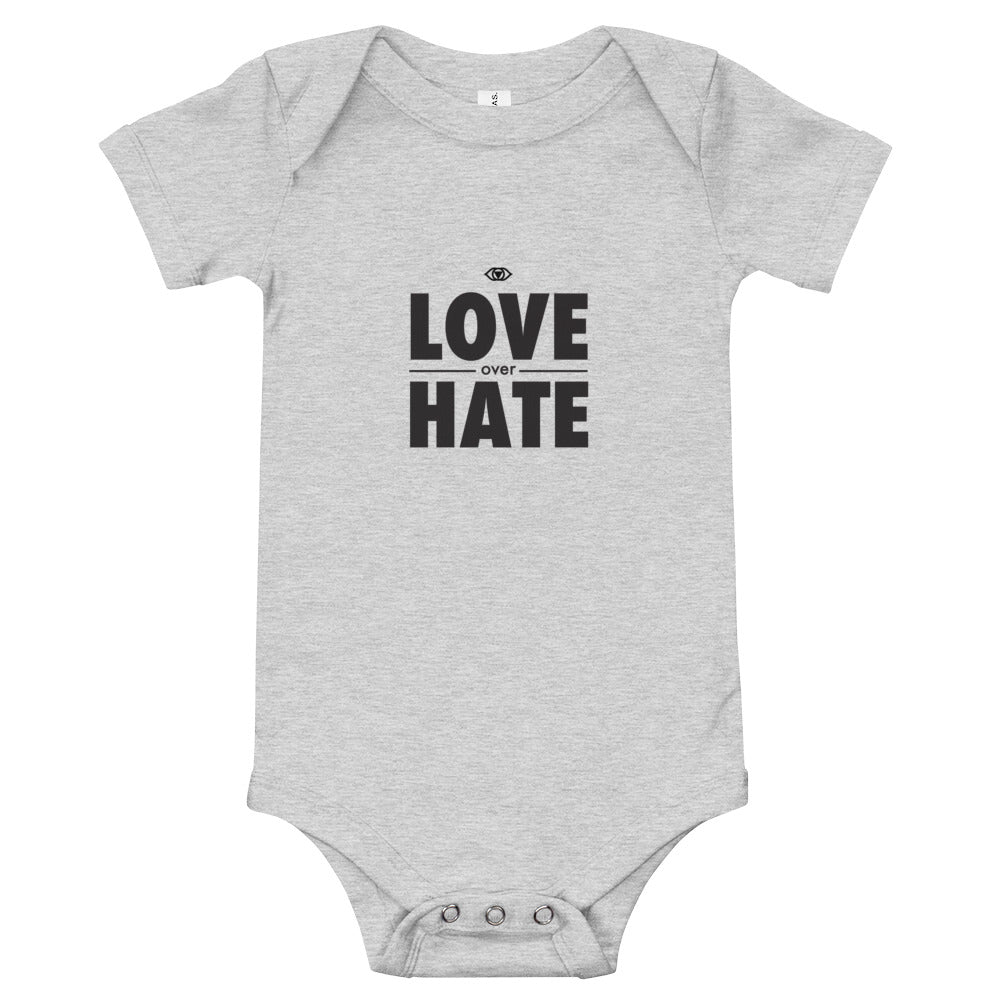 Love over Hate Baby Onesie