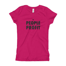 Load image into Gallery viewer, People over Profit Girl&#39;s T-Shirt
