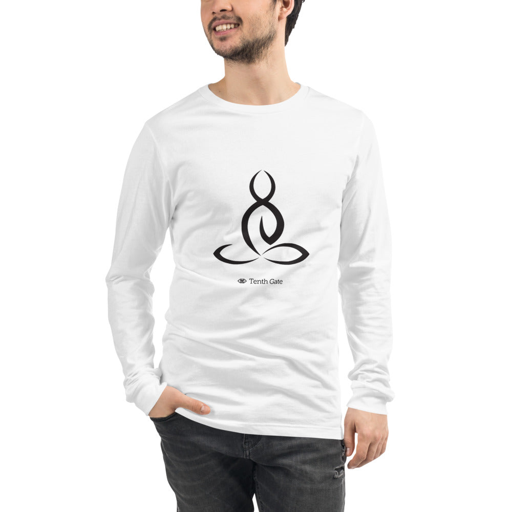 Lotus Posture Unisex Long Sleeve Tee