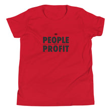 Load image into Gallery viewer, People over Profit Youth Short Sleeve T-Shirt
