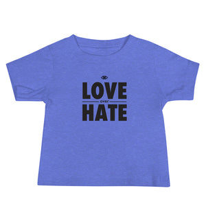 Love over Hate Baby Short Sleeve Tee