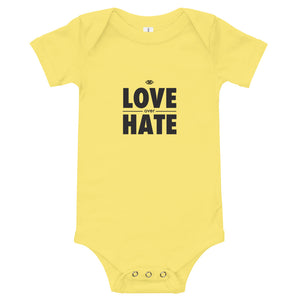 Love over Hate Baby Onesie