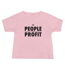 Load image into Gallery viewer, People over Profit Baby Short Sleeve Tee
