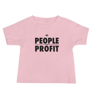 People over Profit Baby Short Sleeve Tee