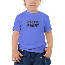 Load image into Gallery viewer, People over Profit Toddler Short Sleeve Tee
