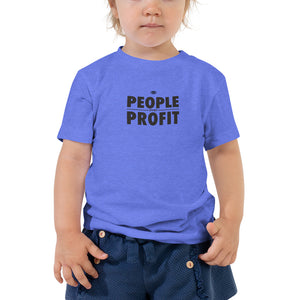 People over Profit Toddler Short Sleeve Tee