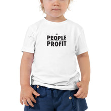 Load image into Gallery viewer, People over Profit Toddler Short Sleeve Tee
