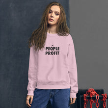 Load image into Gallery viewer, People over Profit Unisex Sweatshirt
