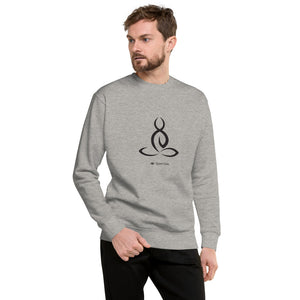 Lotus Posture Unisex Fleece Pullover