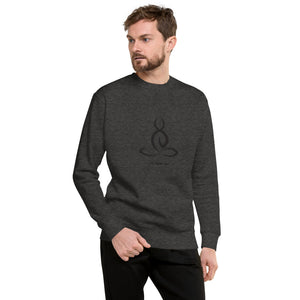 Lotus Posture Unisex Fleece Pullover