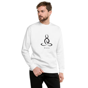 Lotus Posture Unisex Fleece Pullover