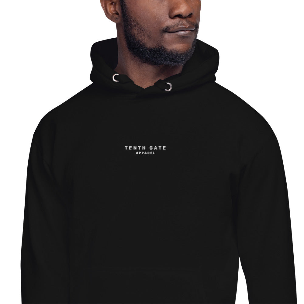 Tenth Gate Apparel Embroidered Unisex Hoodie