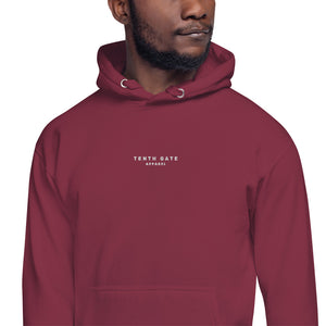 Tenth Gate Apparel Embroidered Unisex Hoodie