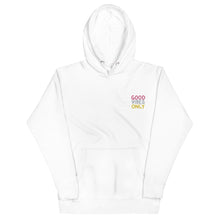 Load image into Gallery viewer, Good Vibes Only Embroidered Unisex Hoodie
