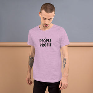 People over Profit Short-Sleeve Unisex T-Shirt