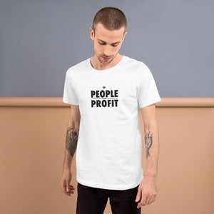 People over Profit Short-Sleeve Unisex T-Shirt