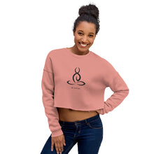 Load image into Gallery viewer, Lotus Posture Crop Sweatshirt
