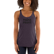 Load image into Gallery viewer, People over Profit Women&#39;s Racerback Tank
