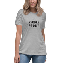 Load image into Gallery viewer, People over Profit Women&#39;s Relaxed T-Shirt
