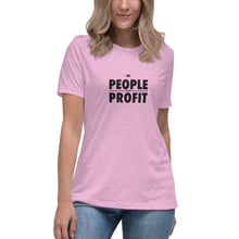 Load image into Gallery viewer, People over Profit Women&#39;s Relaxed T-Shirt
