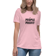 Load image into Gallery viewer, People over Profit Women&#39;s Relaxed T-Shirt
