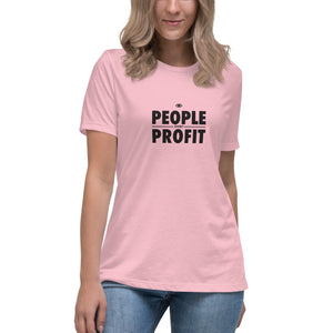 People over Profit Women's Relaxed T-Shirt