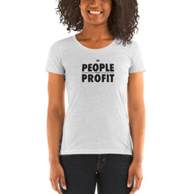 Load image into Gallery viewer, People over Profit Ladies&#39; short sleeve t-shirt
